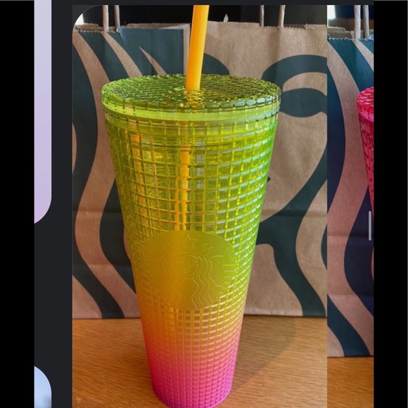 Starbucks Other - NWT starbucks summer 2022 pink yellow ombré tumbler